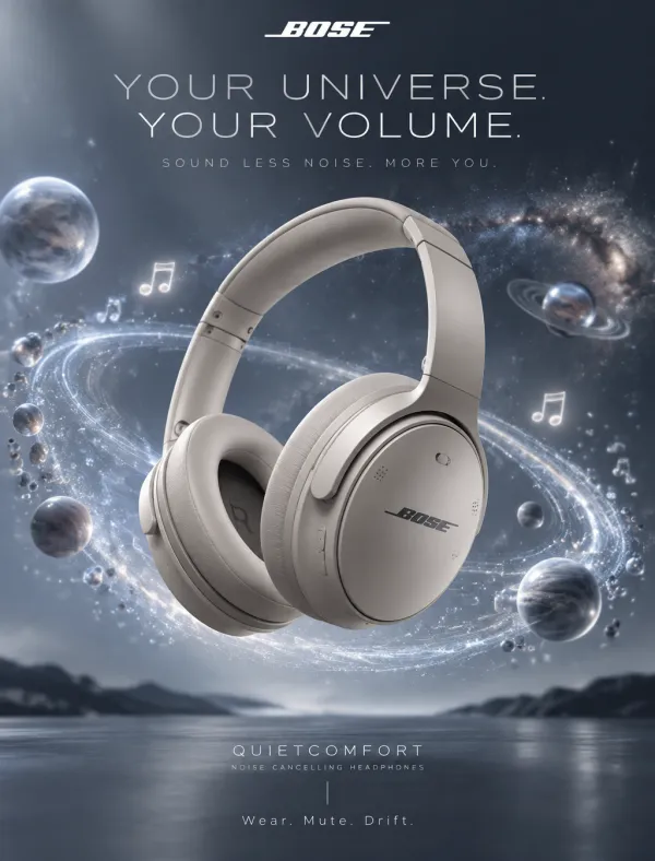 Bose QuietComfort Product Visual: A Miniature S…