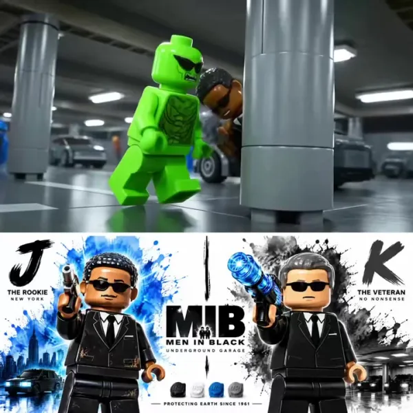 레고 요원 J vs K: 흑백 대결 캐릭터 설정 시트