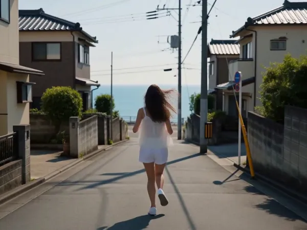 白い服の少女と夏の光：2000年代日本アートハウス映画風