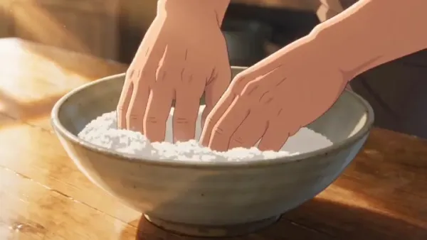 Japanese Anime Style Handmade Steamed Chicken Momos Cooking